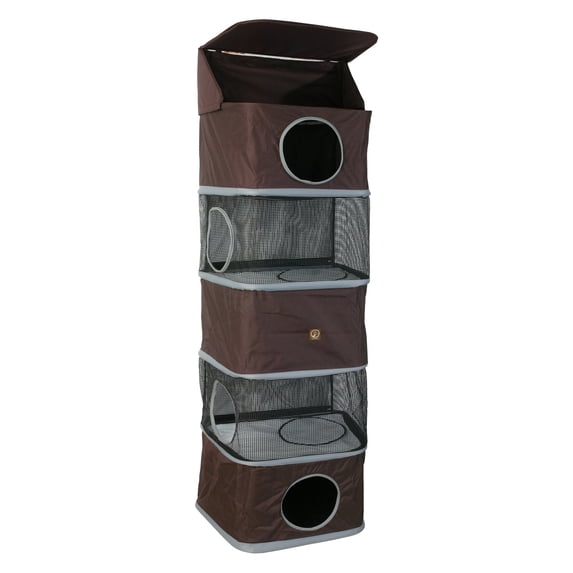 One For Pets All-in-One Portable Cat Activity Tower - Five Story