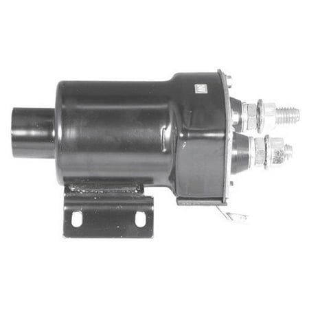 - Starter Solenoid - Delco Style - 24 Volt - 4 Terminal - Oval Face, New, Caterpillar, 7T8858