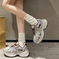 thumbnail image 7 of CHICVOMEY Platform Sneakers for Women Breathable Mesh Fashion Sneakers Non-Slip Casual Shoes Unisex for Tennis & Walking, 7 of 7