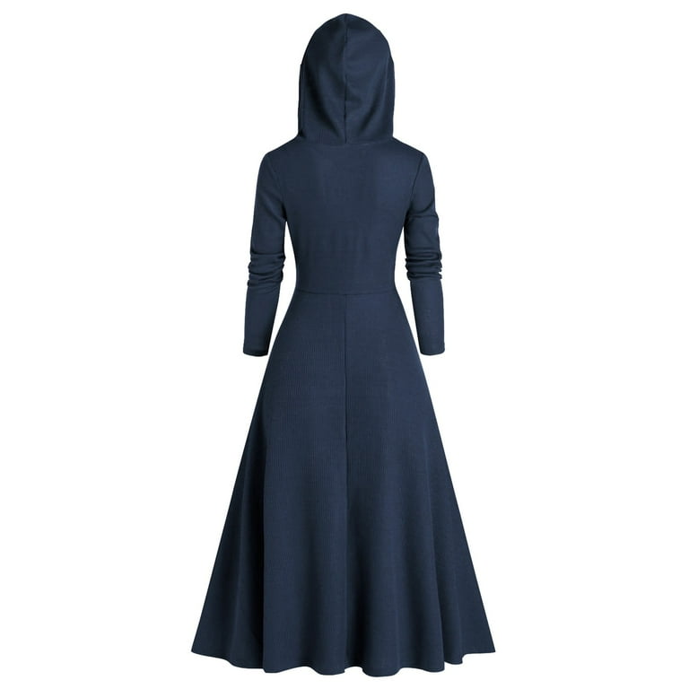 Hooded plus size shop high low sweater
