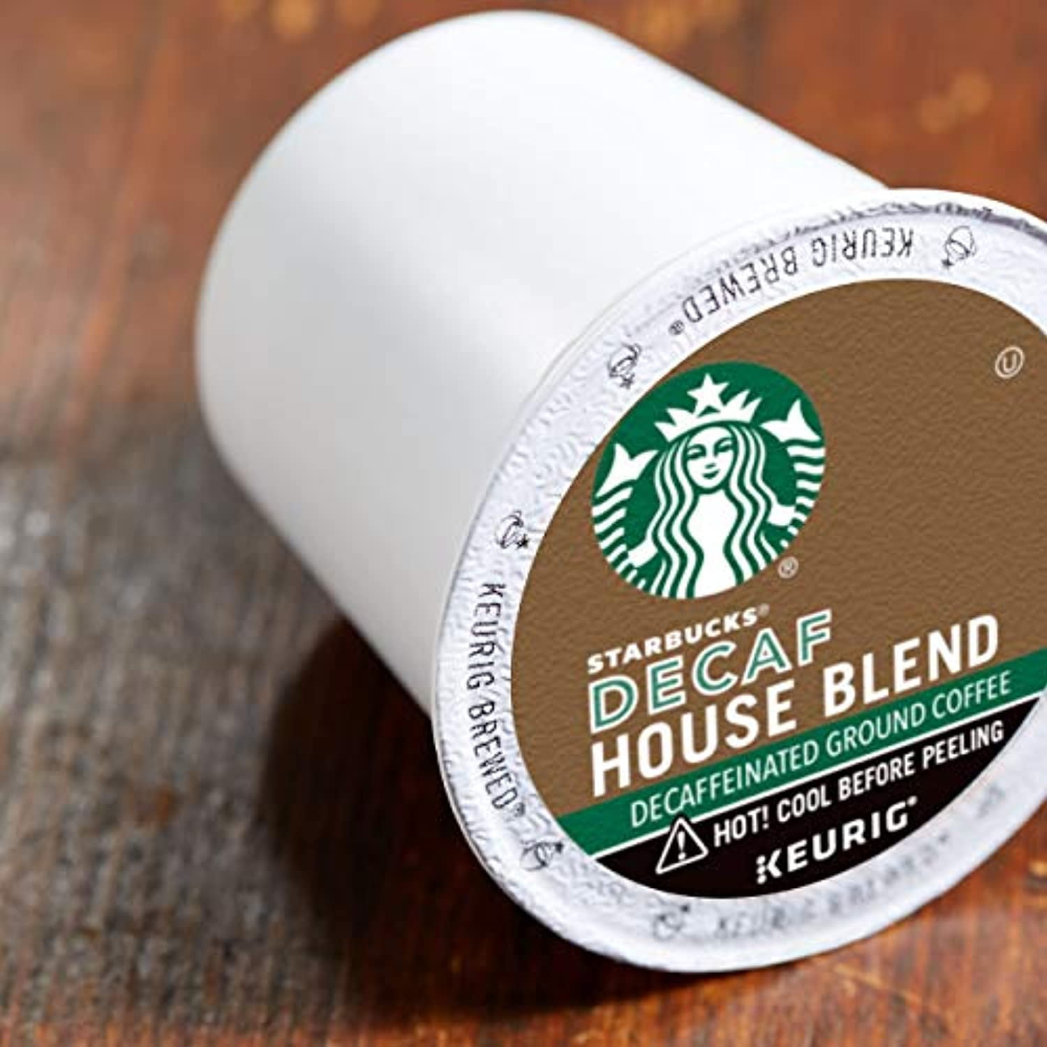 Starbucks Decaf K-Cup Coffee Pods — House Blend For Keurig Brewers — 1 Box (10 Pods)