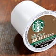 thumbnail image 2 of Starbucks Decaf K-Cup Coffee Pods — House Blend For Keurig Brewers — 1 Box (10 Pods), 2 of 3