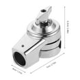 thumbnail image 4 of Cymbal Clamp Boom Arm Mount Bracket Holder for Drum Set Percussion Accessories Musical Instrument Setup, 4 of 9