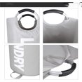 thumbnail image 5 of CHAO Cesta para la colada gris (1 pieza) de 74L, bolsa de lavandería plegable, cubo para la colada plegable de gran capacidad, 5 of 5