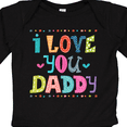 thumbnail image 4 of Inktastic Fathers Day I Love You Daddy Boys or Girls Long Sleeve Baby Bodysuit, 4 of 5
