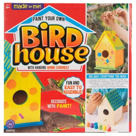 Made by Me Bird House with Wind Chimes Kit, 1