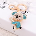 thumbnail image 5 of Xinyolin Cute Rhinestone Inlaid Koala Pendant Keychain Car Key Ring, Holder Bag Charm, 5 of 8