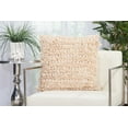 thumbnail image 3 of Nourison Shag Beige Decorative Throw Pillow , 20" x 20", 3 of 3