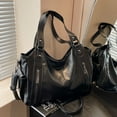 thumbnail image 5 of Slouchy Handbag Large Shoulder Crossbody Bag Women's PU Leather Shopper Bag with Multiple Pockets for Daily Use, 5 of 9