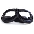thumbnail image 3 of Gafas de aviador para motocicleta, a prueba de viento, protección solar, UV, máscara, casco, gafas, deporte, gafas de seguridad para aviador, piloto, crucero, casco de moto, gafas de bicicleta, 3 of 5