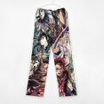 thumbnail image 3 of Demon Slayer Pajama Pants Long Sleep Pants Soft Elastic Waist PJ Bottoms Lounge Pants, 3 of 7
