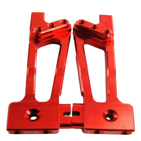 Vogacara RCGOFFLOW-torre de choque trasera para coche de control remoto, torre de choque trasera ajustable para 1/10 WLtoys K949 10428, pieza de Kits de construcción modelo Rojo