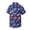 J410 Blue, variant on Angala Toddler Boys Tops Summer Short Sleeve Shirts Button Down Crew Neck Star Print Independence Day Patriotic Casual Lightweight Child Tops Size 2-3 Years Blue