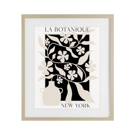 Stupell Industries Eclectic La Botanique New York Birch Framed Print Under Glass, 17 x 21, by Natalie Carpentieri