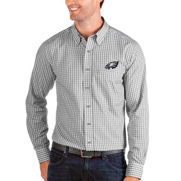 eagles button up shirt