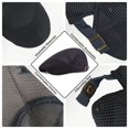 thumbnail image 6 of Minzimin Men Women's Beret Hat, Summer Mesh Breathable Newsboy Cap Adjustable Cabbie Hat with Buckle, 6 of 8