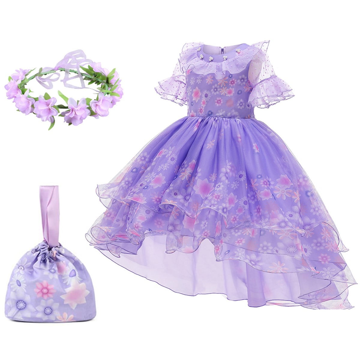 Sola Naberrie Women Purple Dress Set Outfit Carnival Halloween Cosplay Costume