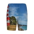 thumbnail image 2 of Lsque Lighthous Mens Sleep Pajama Shorts,Short Pajama Pants, Cotton Ultra-Soft Knit-4X-Large, 2 of 9