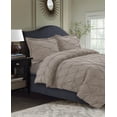 thumbnail image 1 of Sydney Pintuck Oversized Duvet Cover Set King Cashmere, 1 of 5