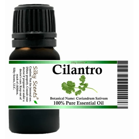 Cilantro Essential Oil 5 ml (1/6 fl oz) - 100% Pure and Natural by Silky Scents