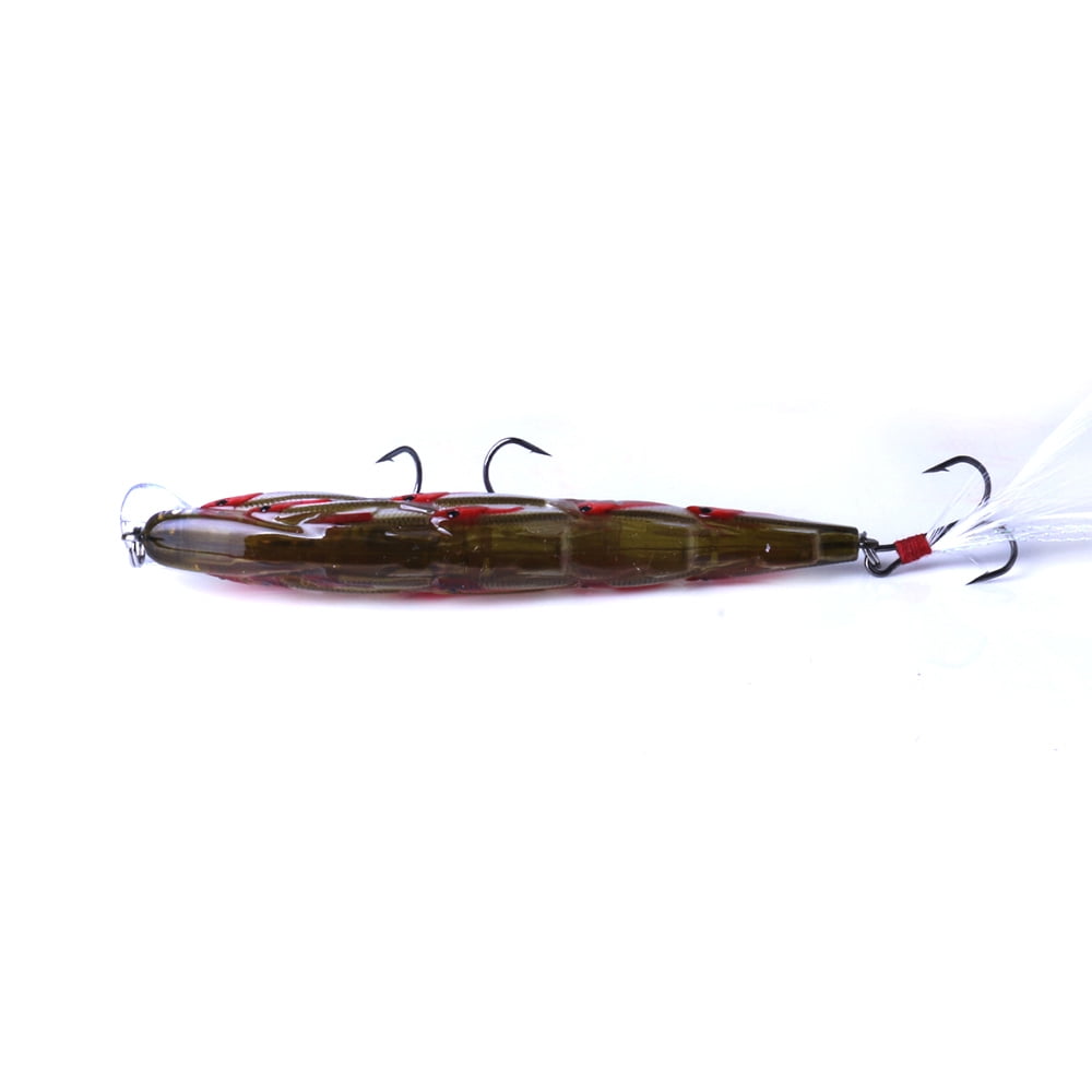 HENGJIA Fishing Deep Diving Fishing Lures Swimbait Large Sinking Minnow Lure Saltwater Jerkbait Lure 5Pcs/kit, 0.55oz/4.53in