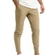 thumbnail image 1 of Pantalones largos para hombre, de color liso, elásticos, ajustados, de corte bajo, informales, transpirables, para hombre, 1 of 4