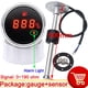 thumbnail image 1 of Motorcycle Car Boat Fuel Level Sensor For 0~190 Ohm 52mm Digital Fuel Level Gauge With Warning Light + 200mm Fuel Sending Unit, 1 of 1