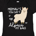thumbnail image 4 of Inktastic Meemaw's You Say Alpaca My Bags Boys or Girls Baby Bodysuit, 4 of 5