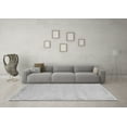 thumbnail image 3 of Ahgly Company Indoor Square Solid Gray Modern Area Rugs, 8' Square, 3 of 4