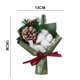 thumbnail image 3 of Ramo de rosas y bayas de Papá Noel hecho a mano con crochet, regalo para amigas y mujeres, perfecto para decoración navideña, decoración del hogar y fiestas, 3 of 5