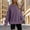 Purple, variant on Womens Daily Home Outdoor Solid Long Sleeve O Neck T Shirt Top Sweatshirt Hoodie Flannel Zip up Casual Pullover Hood Sweatshirt Women Junior Crop Sweater Drawstring Waist Sweatshirt Women