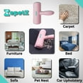 thumbnail image 5 of Zepetz Pet Hair Remover Tool, Reusable Lint Roller for Dogs & Cats, Self-Cleaning Brush for Furniture, Carpet & Car (Pink)., 5 of 10