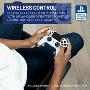 Nacon Revolution 5 Pro Officially Licensed PlayStation Wireless Controller for PS5 / PS4 / PC - Hall Effect, Trigger Stops, Map Buttons - White