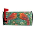 thumbnail image 2 of WOBOGO Red Bird Mailbox Cover Magnetic for Garden Yard Home Decor Standard Size 25.4×20.78in, 2 of 9