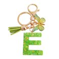 thumbnail image 1 of Visland 2 Pcs Initial Letter Keychains Green Butterfly Pendant Keychain Set Exquisite Relief Alphabet Keychain Pendant for Best Friend Mom Daughter Granddaughter Grandma, 1 of 8