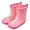 B, variant on Daznico Rabbit Cartoon Character Rain Boots for Children Outdoor Play Shoes for Boys and Girls,12-18 Months
