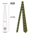 thumbnail image 2 of Balery Lemon Fruits Flowers Leaves Corbata Clásica de Seda para Hombre, Corbata Tejida Jacquard, Corbatas Formales para Negocios y Bodas, 2 of 7