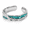 Green Dragon Ring, variant on Shadow Qinggang Silver Ring Adjustable Open Band Hypoallergenic Matte Black Enamel Wave Textured Punk Jewelry for Men and Women, Daily Streetwear & Couples Gift