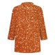 thumbnail image 4 of Camiseta de Solapa de Cuello en V de la Manga Superior de 3/4 de las Mujeres, Uso Diario Cómodo Casual, 4 of 9