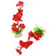 thumbnail image 3 of 2pcs Flor artificial Sushi Decoración de placas Flower Flower Flower Sashimi Decoración de placas, 3 of 6