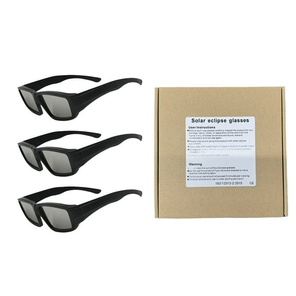 Directamente de fábrica: gafas para observar eclipses solares (5 pares) Seguras y cómodas para la observación solar con
