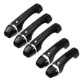 thumbnail image 1 of Conjuntos únicos de 1 cubierta de manija de puerta automotriz trim decoración exterior para Jeep Wrangler JL JLU 2018-2022, Negro, 1 of 7