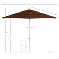 thumbnail image 5 of California Umbrella 11' Patio Umbrella in Terracotta, 5 of 5