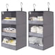 thumbnail image 1 of Organizador colgante GRANNY SAYS para armario con 3 estantes, color gris ceniza, 1 of 7
