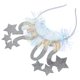 thumbnail image 4 of Broche para el cabello de Año Nuevo 2025, diadema con dijes de estrellas, diadema de Año Nuevo para fiesta temática, 4 of 8