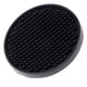 thumbnail image 5 of Juego de mesa de silicona suave de vidrio redondo con forma de crockered Negro, 5 of 9