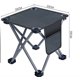 thumbnail image 2 of Taburete plegable de 2 piezas, portátil, carga máxima de 150 kg, mini silla de camping, para exteriores, con bolsa de transporte, para pesca, playa, barbacoa, viajes, 2 of 4