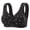 Black, variant on Plus-Size Front-Closure Bras for Women Wireless Shaped Cup Bra Push Up Breathable Tank Top Style Bra, 36BC-50BC