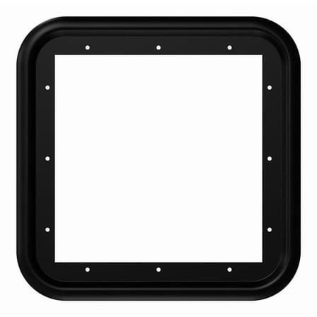 Fogatti FS06TRB 15 x 15 in. Door Kit with Trim Ring, Black