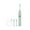 Green, variant on Byujiro Electric Toothbrush with 3 Brush Heads, 5 Cleaning Modes 20-speed Timer Toothbrush IPX7 -New